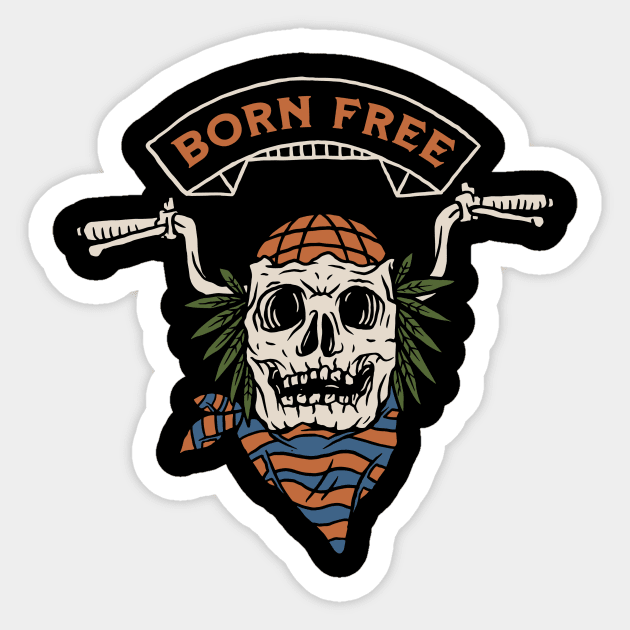 Born Free Sticker by merry420